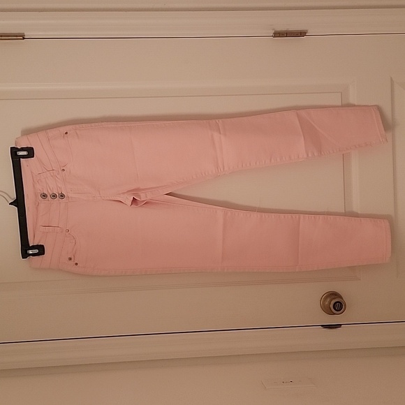 Blue Spice Light Pink. Size 5 High Rise Jeans, NWOT, Barbiecore - Picture 7 of 8